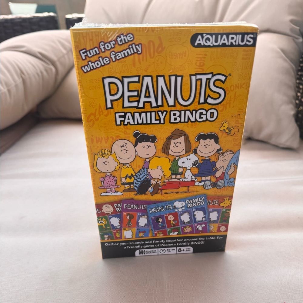 Peanuts Family Bingo Game